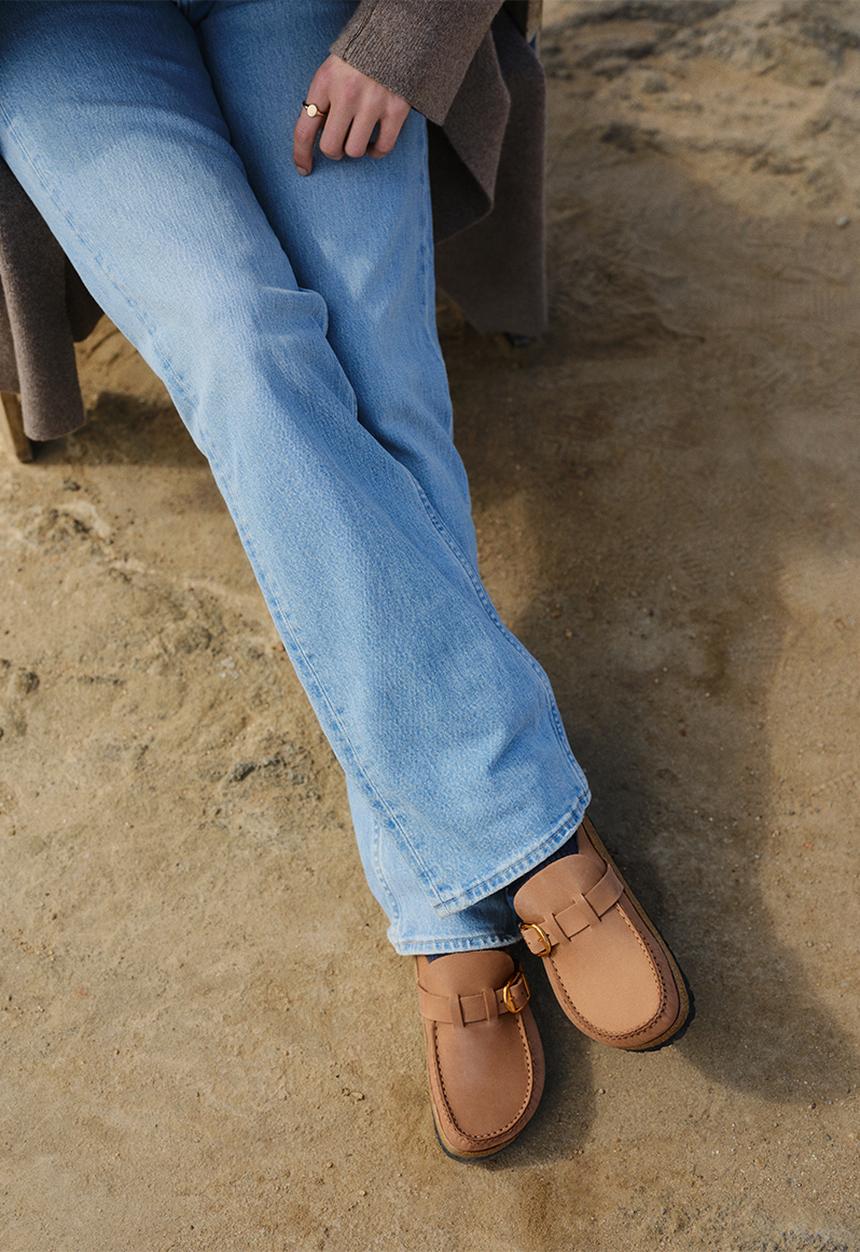 Birkenstock - Buckley narrow  leather - cognac