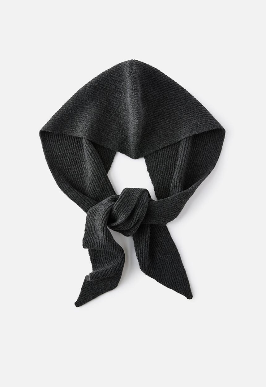 Rubi - Wrap snood - charcoal marle