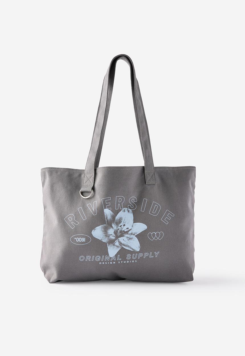 Rubi - Parker tote bag - washed charcoal