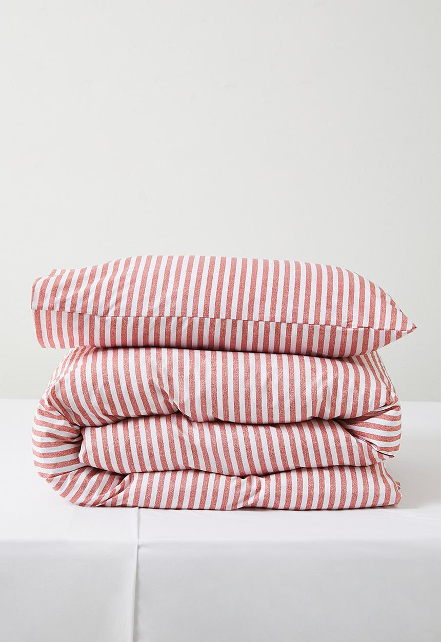 Sixth Floor - Cotton Blend Duvet Cover - Clement Stripe
