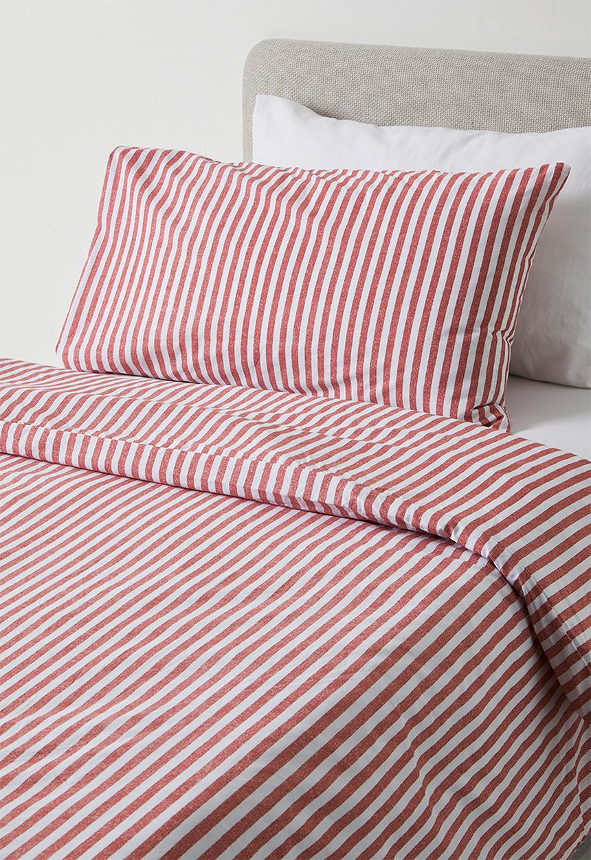 Sixth Floor - Cotton Blend Duvet Cover - Clement Stripe