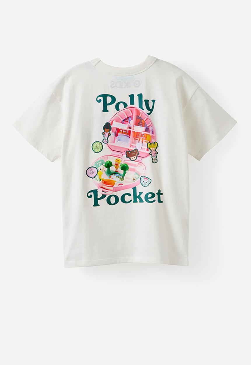 Cotton On - License Drop Shoulder Short Sleeve Tee - Lcn Mat Polly Pocket/Vanilla