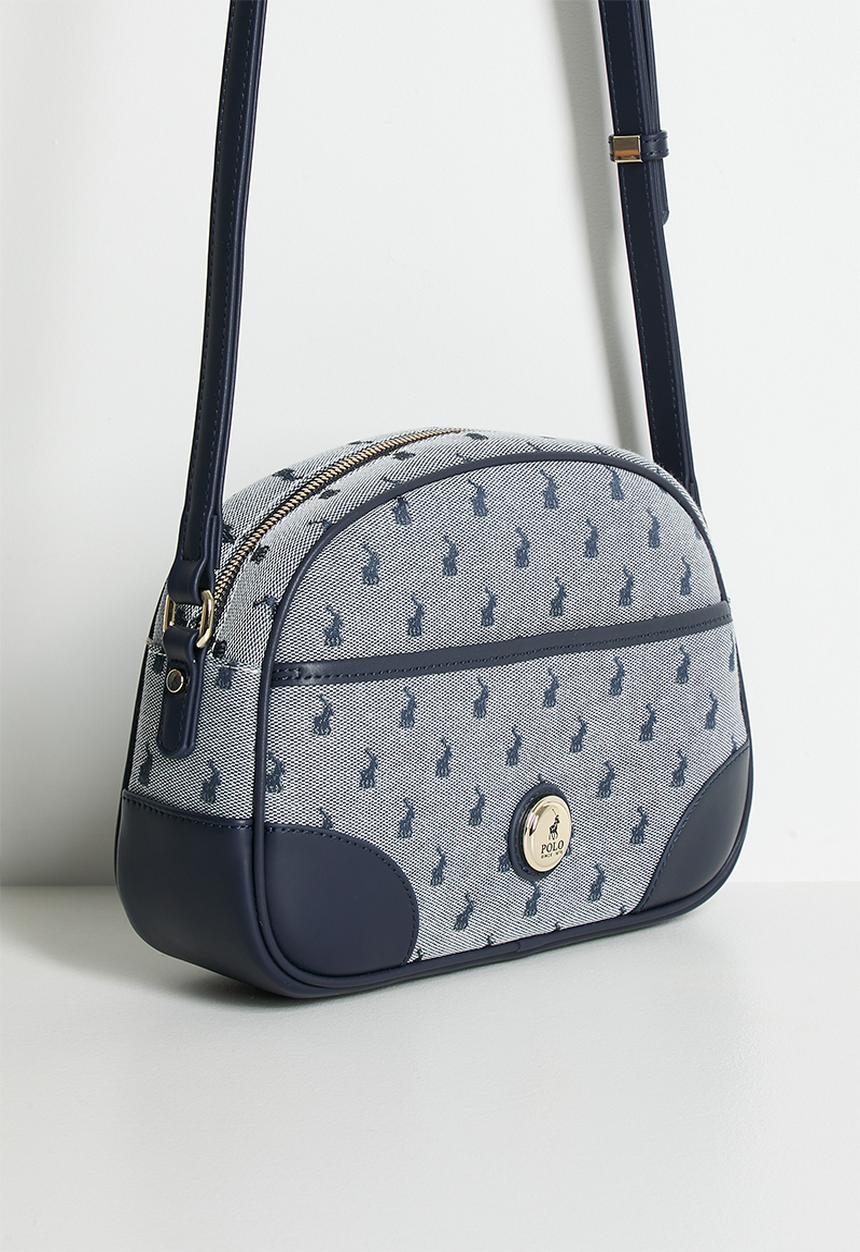 POLO - Jacquard sling bag - blue