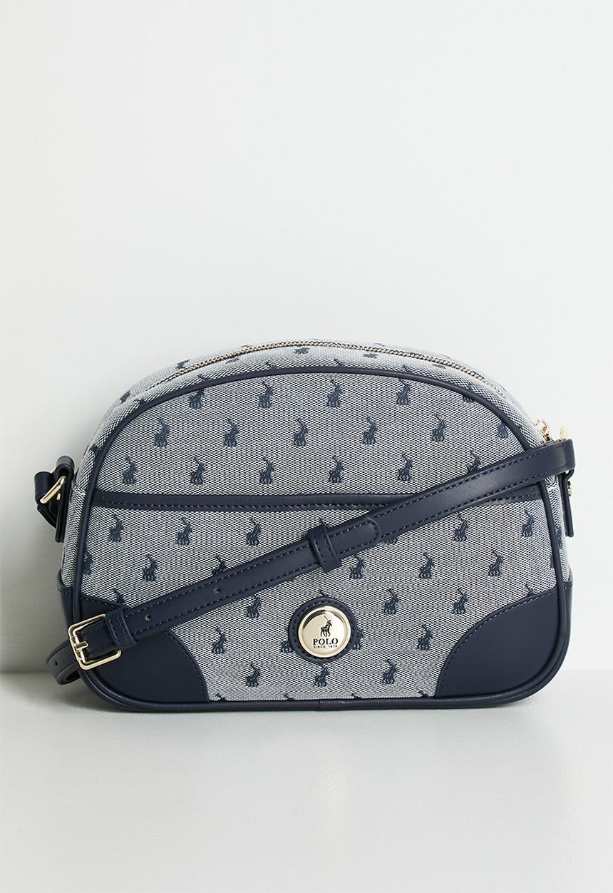 POLO - Jacquard sling bag - blue