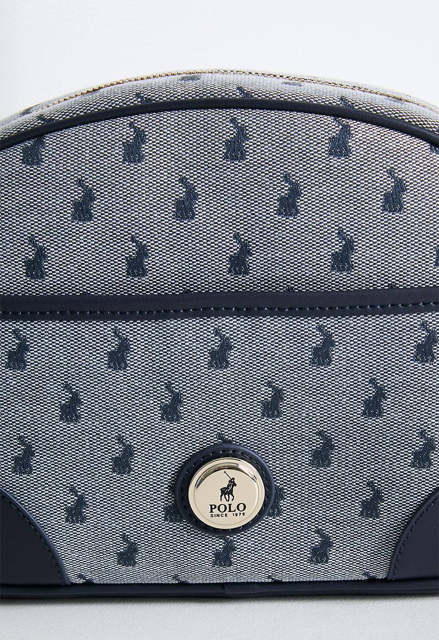 POLO - Jacquard sling bag - blue