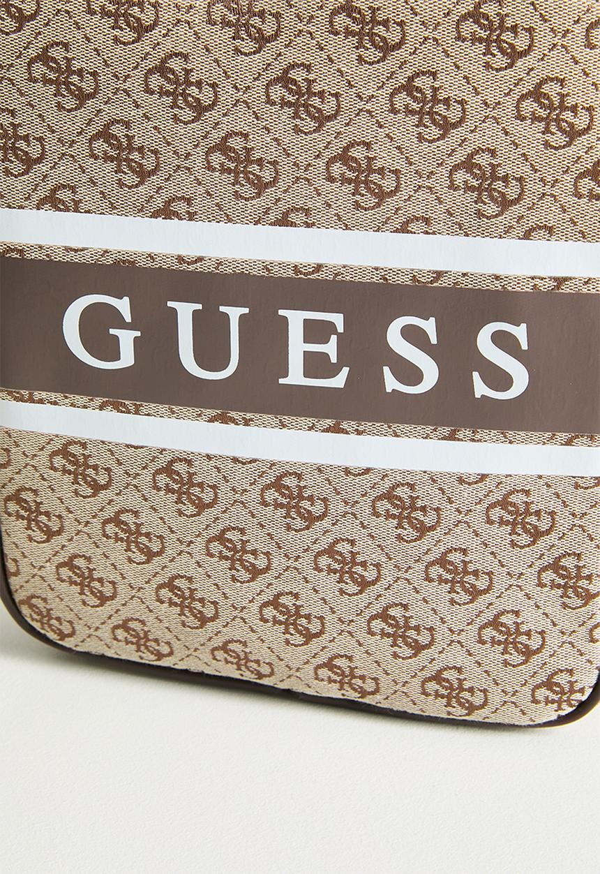GUESS - Represent crossbody - brown logo
