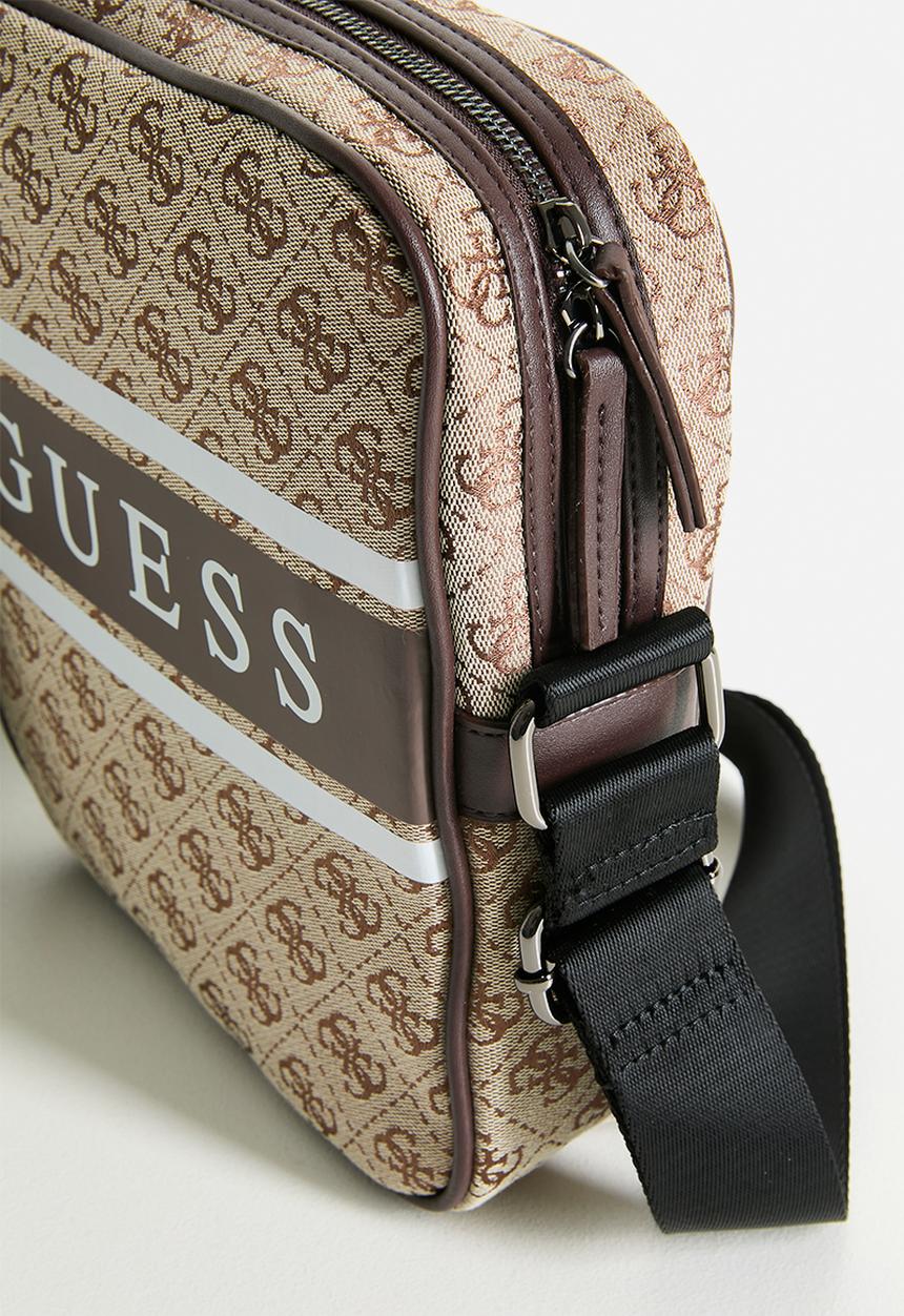 GUESS - Represent crossbody - brown logo
