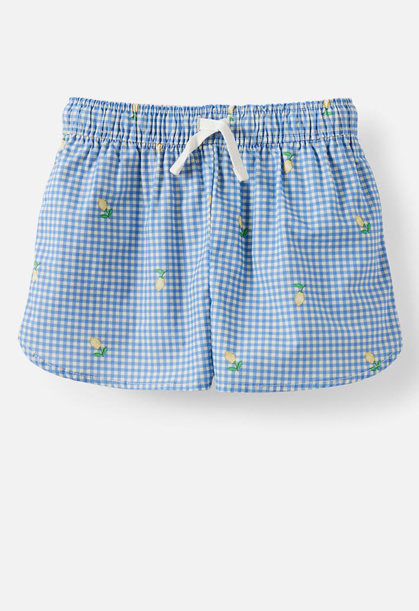 Cotton On - Gigi Woven Short - Blue Bonnet/Gingham