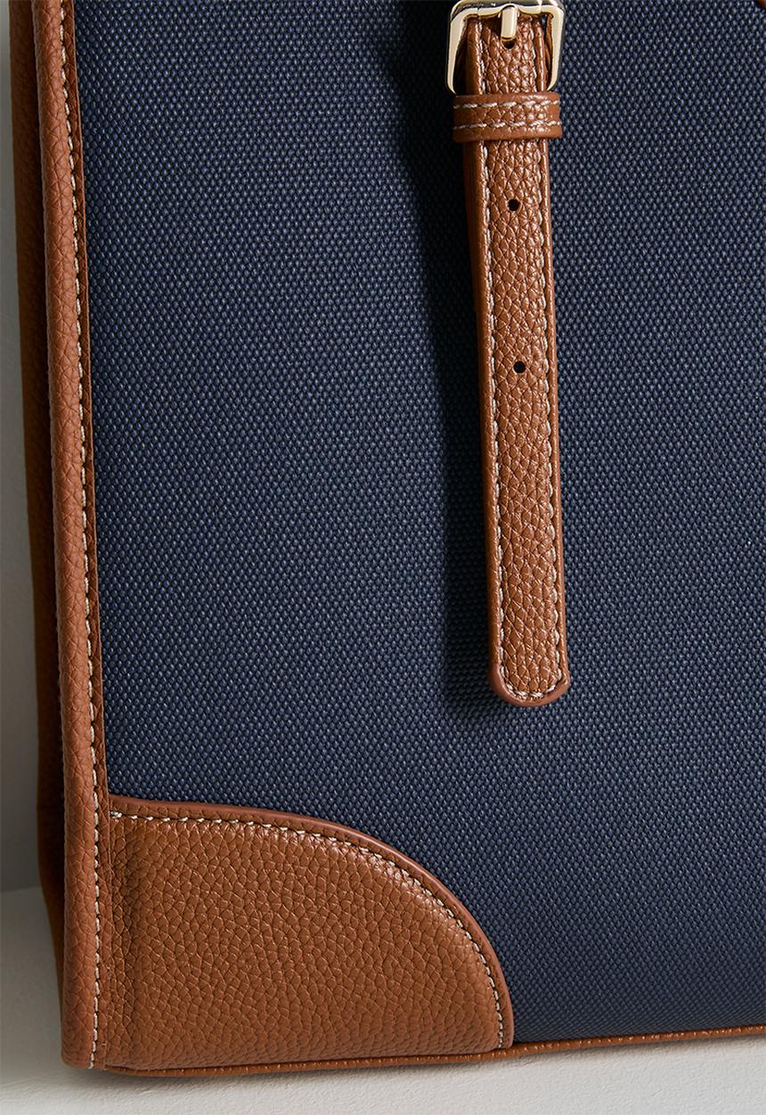 POLO - Cabana book tote - blue