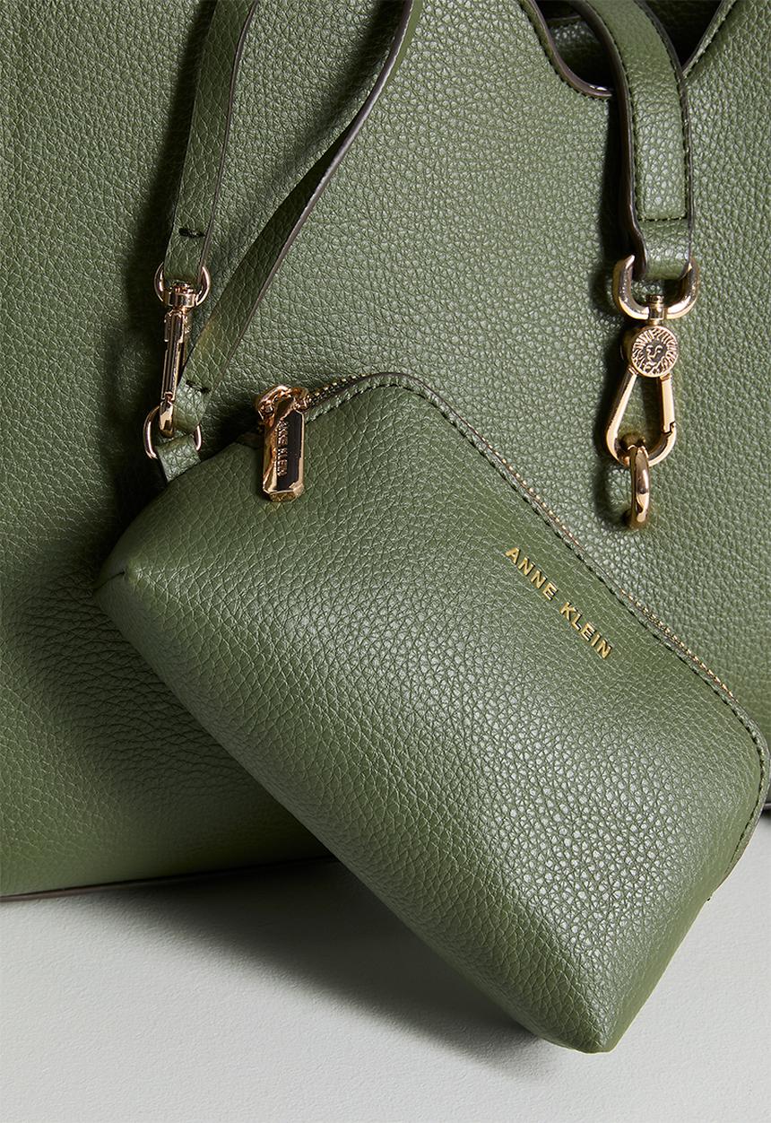 Anne Klein - Cambodia E/W Tote Bag - Safari Green