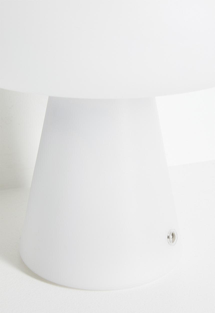 Pop Candy - Convex mushroom night light - white