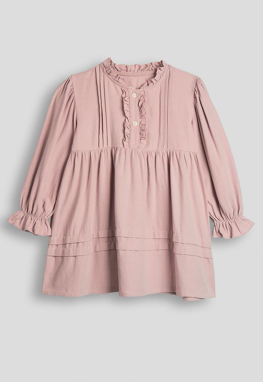 Pop Candy - Pintucked smock dress - pink