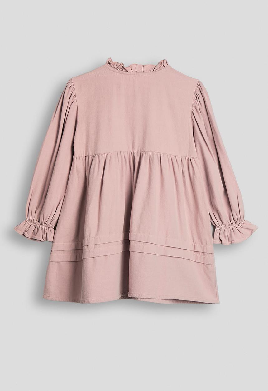 Pop Candy - Pintucked smock dress - pink