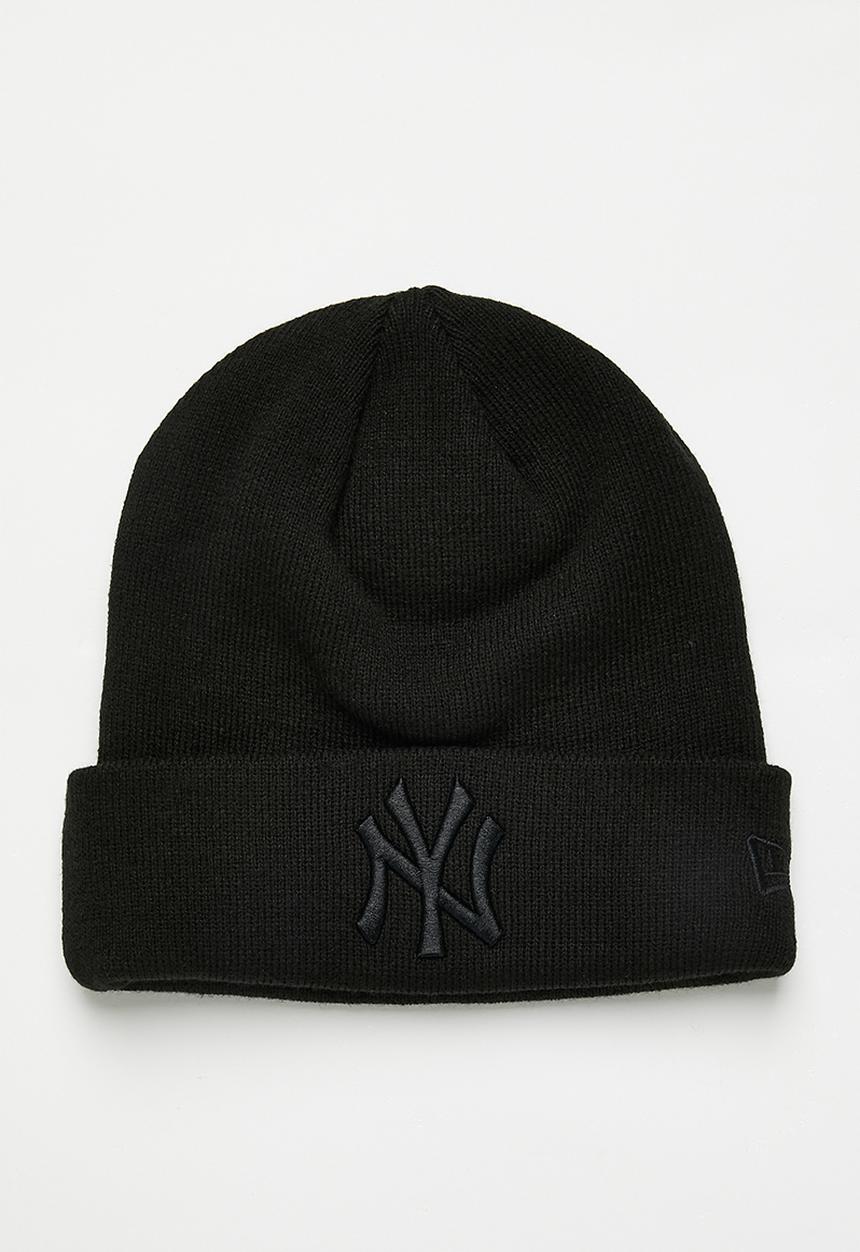 New Era - Mlb Essential Cuff Beanie New York Yankees - Black