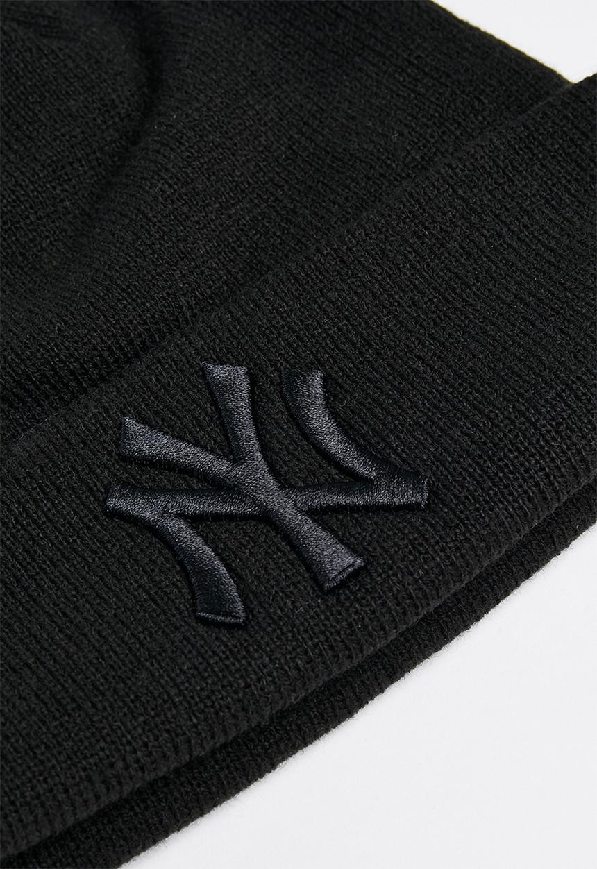 New Era - Mlb Essential Cuff Beanie New York Yankees - Black