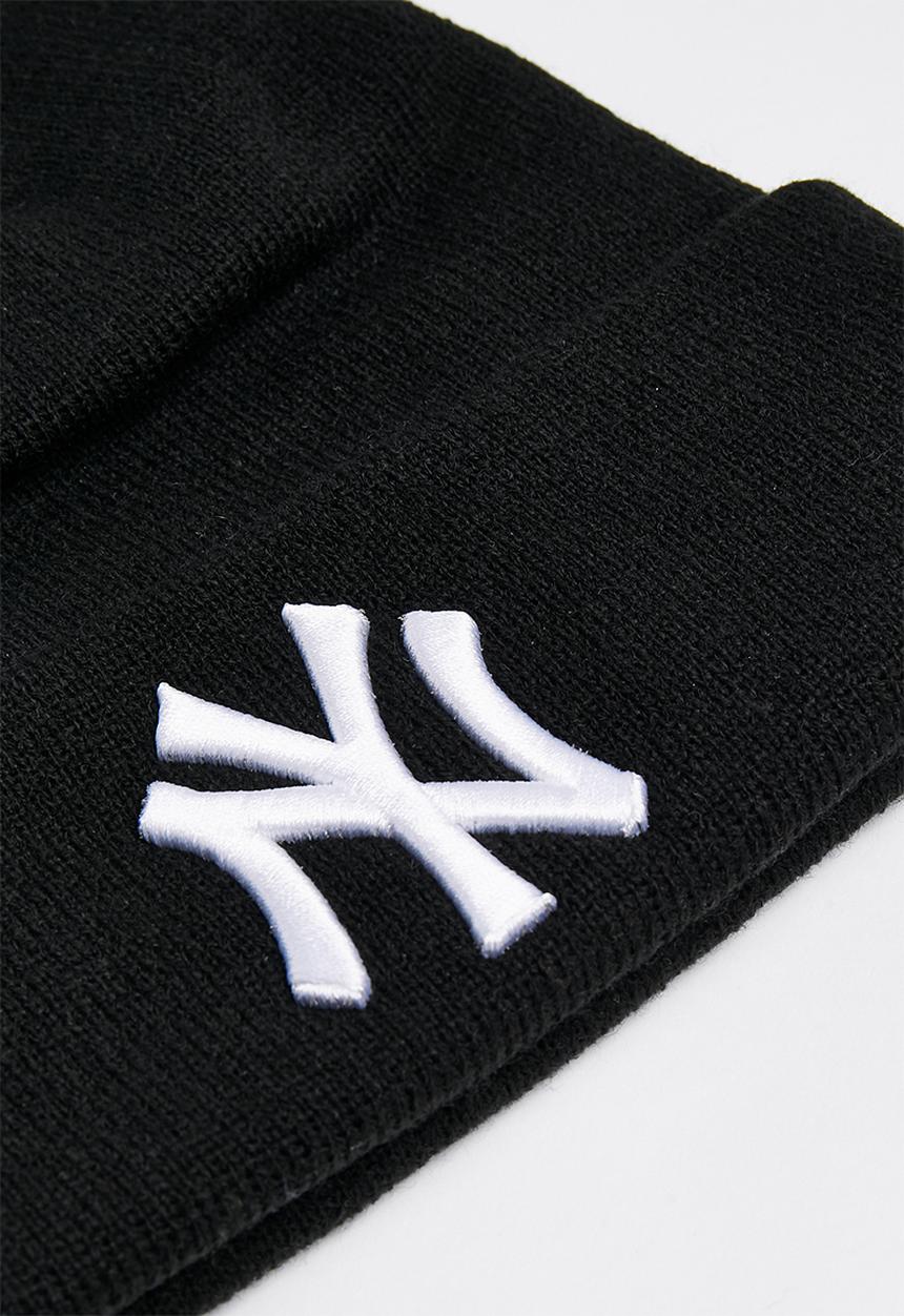 New Era - Mlb Essential Cuff Beanie New York Yankees - Black