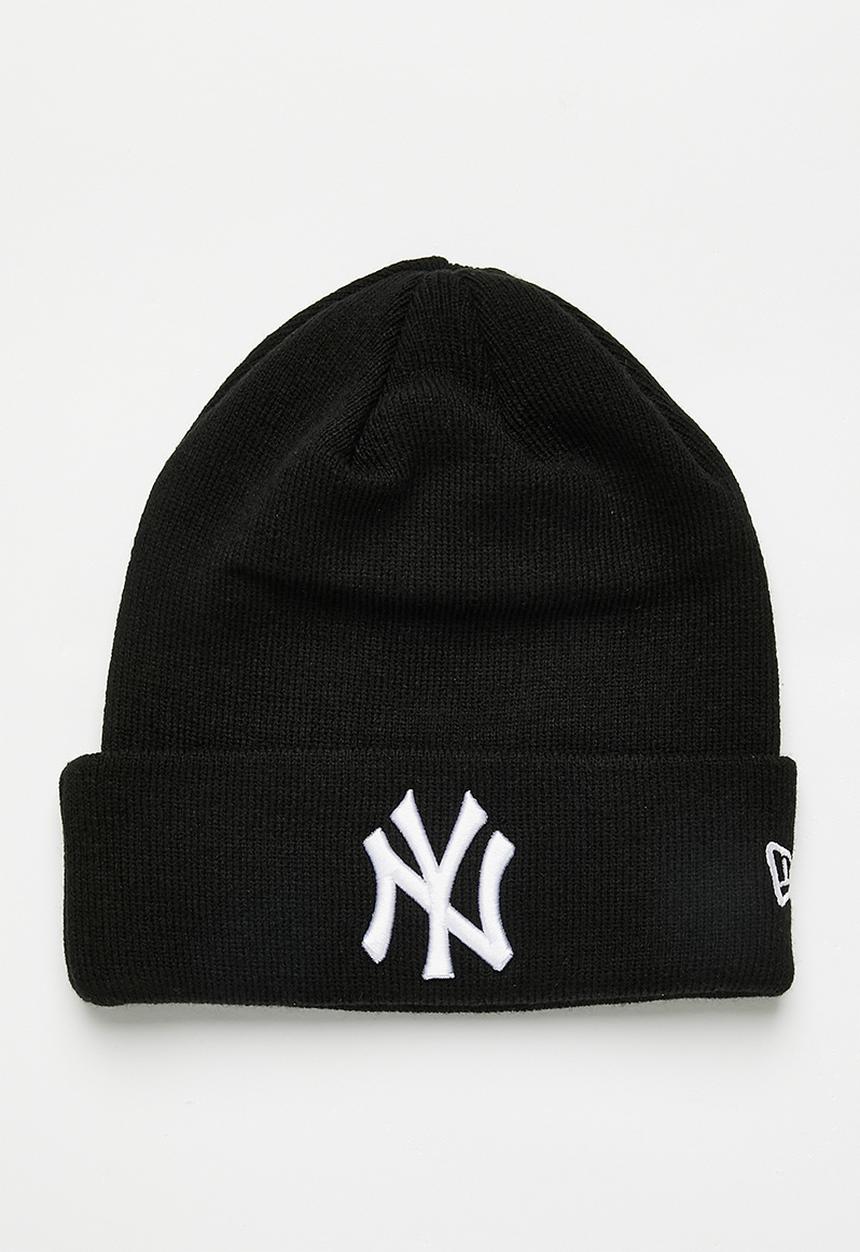 New Era - Mlb Essential Cuff Beanie New York Yankees - Black