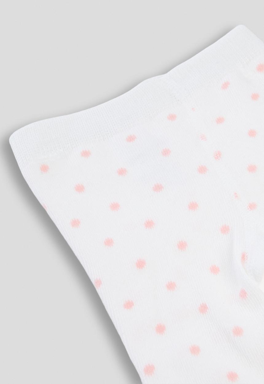 Pop Candy - Pump footed leggings - white/pink