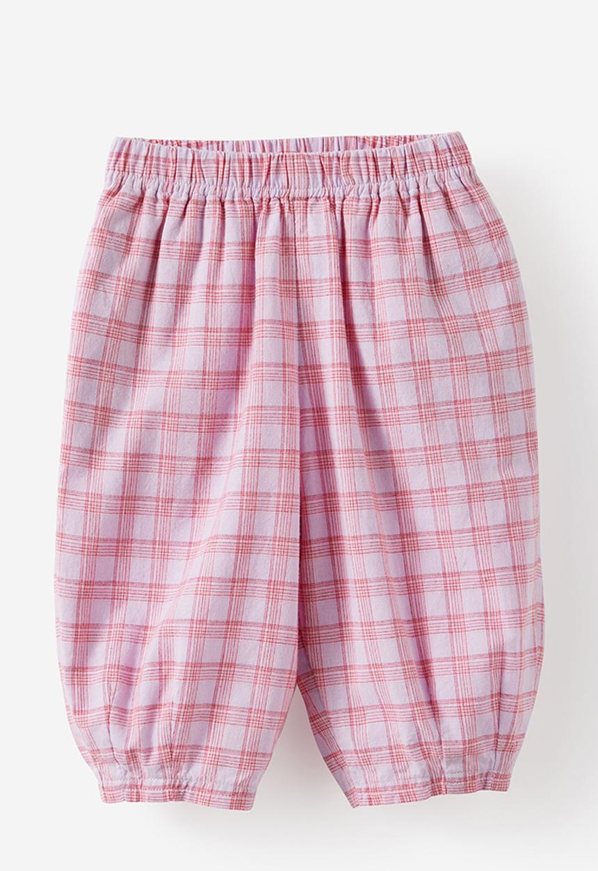 Cotton On - Woven Barrel Pant - Vintage Lilac Check