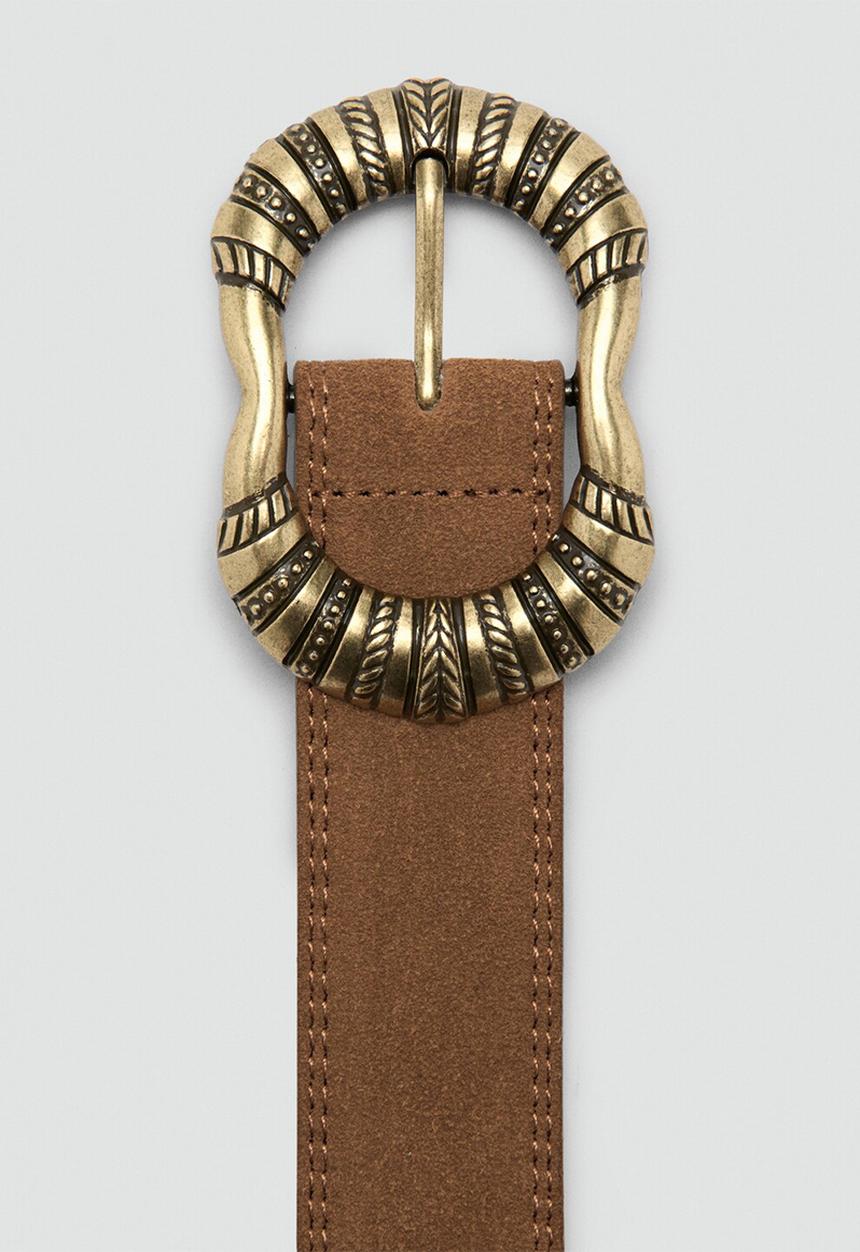 MANGO - Belt ocho - brown