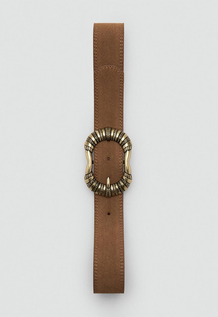 MANGO - Belt ocho - brown