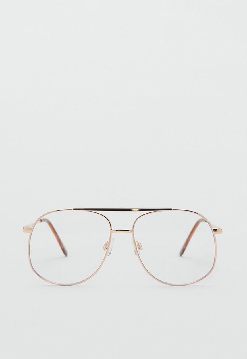 MANGO - Sunglasses avi - gold