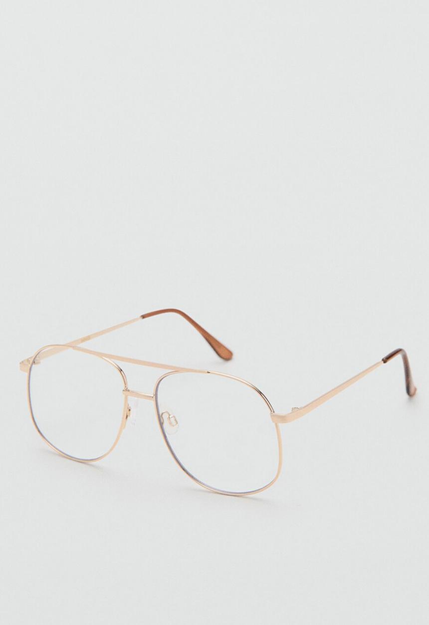 MANGO - Sunglasses avi - gold