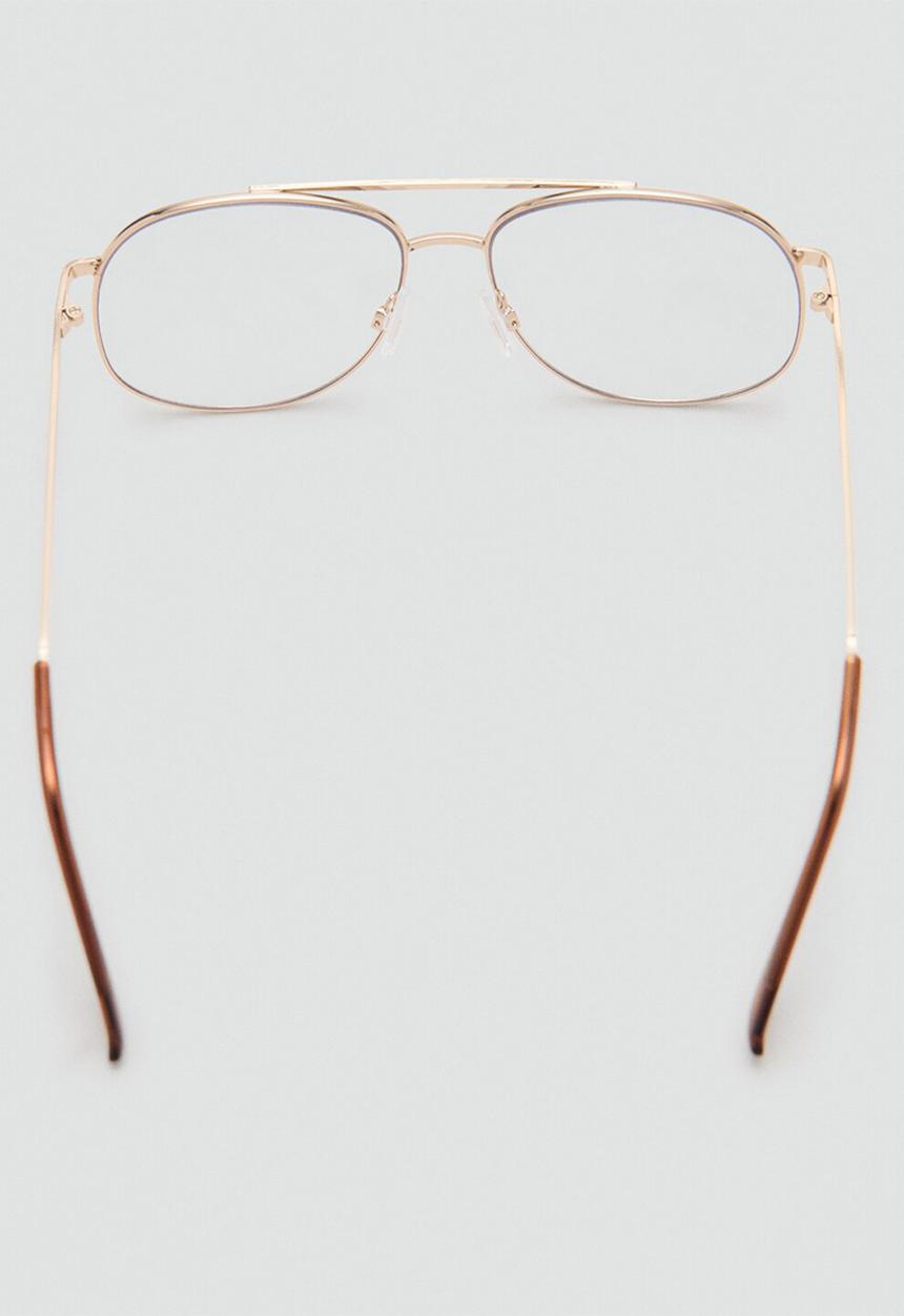 MANGO - Sunglasses avi - gold