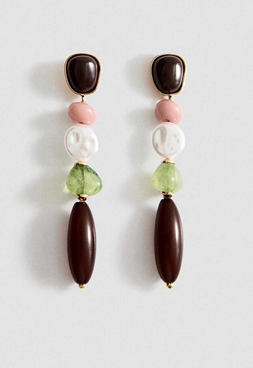 MANGO - Melanie Earrings - Brown