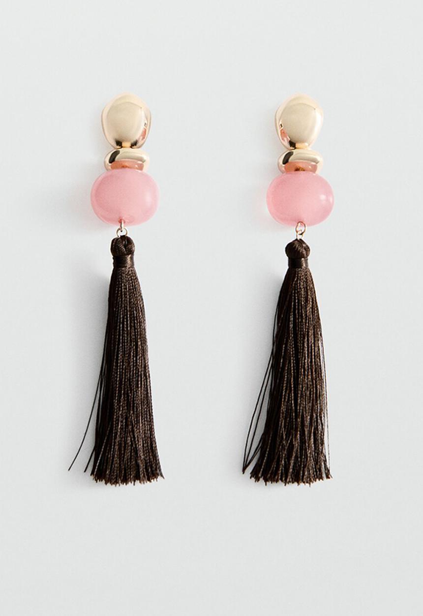 MANGO - Mercedes Earrings - Brown
