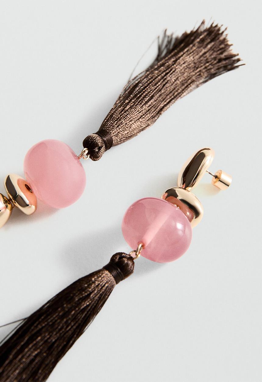 MANGO - Mercedes Earrings - Brown