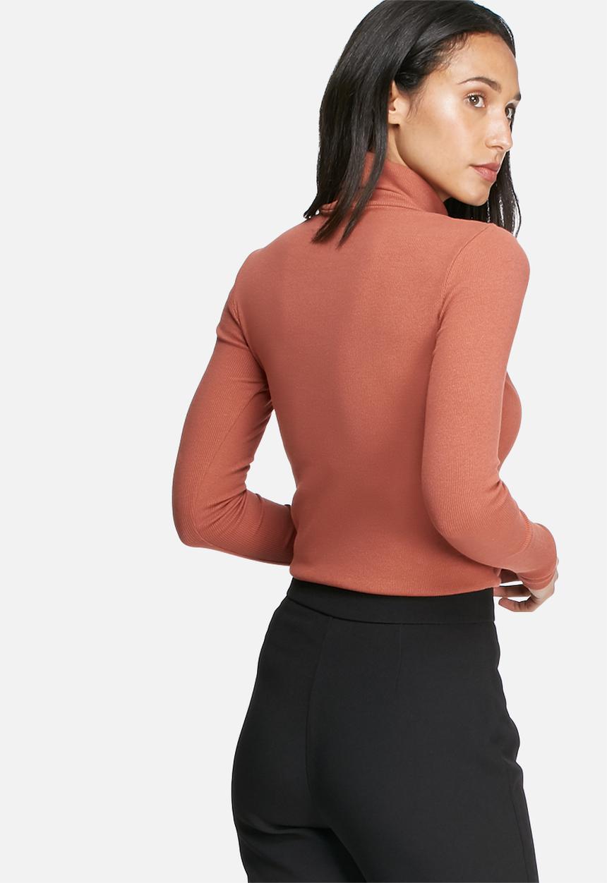 Pieces - Ganie roll neck top