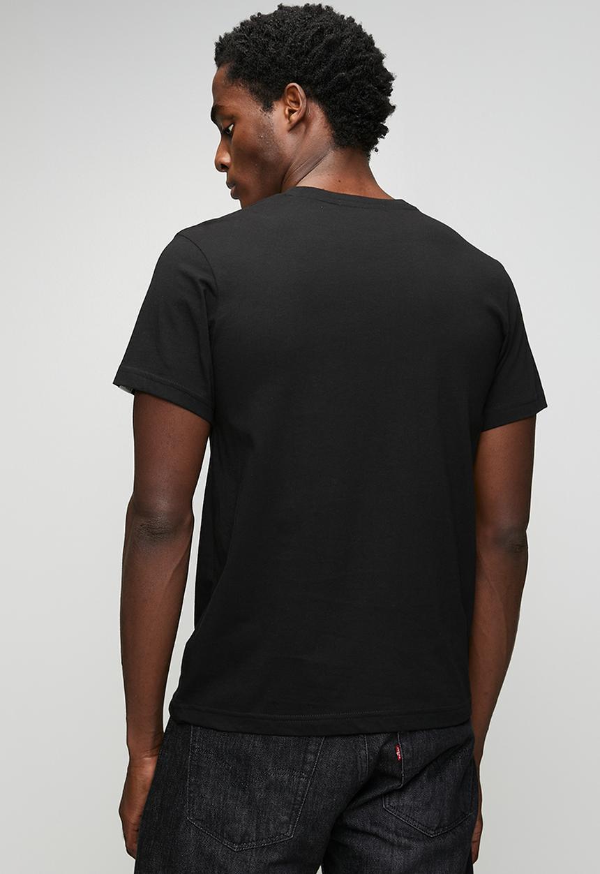 Replay - Maxi Print T-shirt - Black/Red