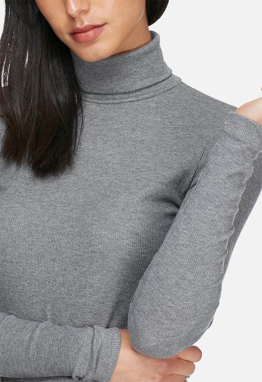 Pieces - Ganie roll neck top