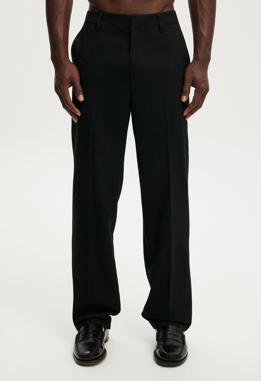 Cotton On - Baggy Tailored Pant - Black
