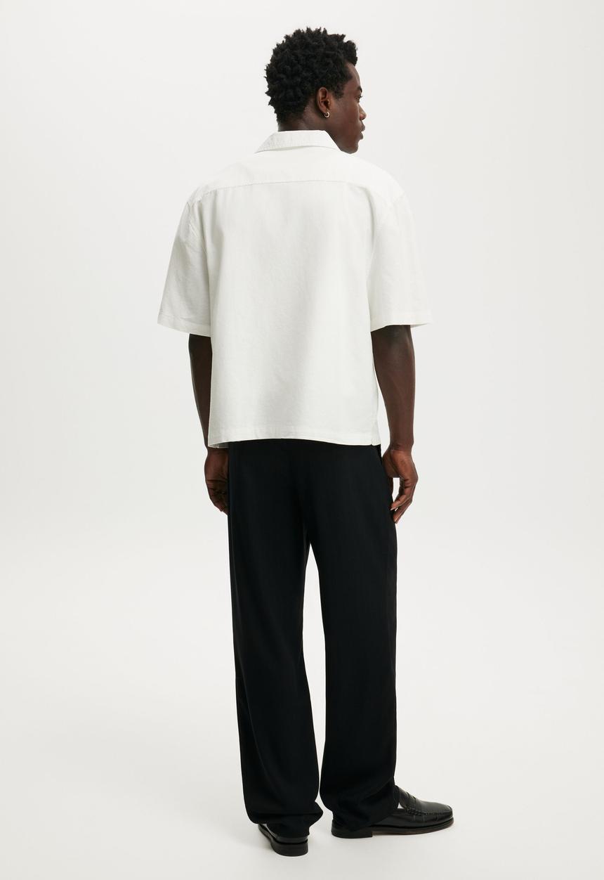 Cotton On - Baggy Tailored Pant - Black