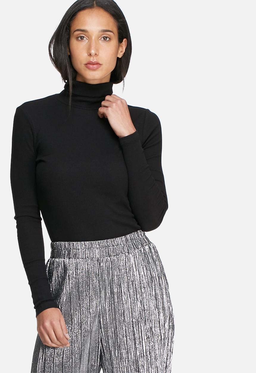 Pieces - Ganie roll neck top