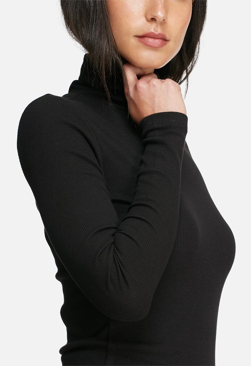 Pieces - Ganie roll neck top