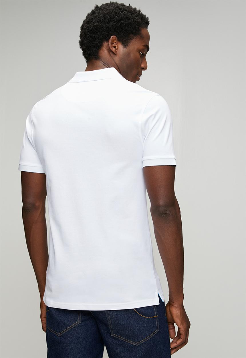 Pringle of Scotland - Aiden Slim Fit Pique Golfer - White