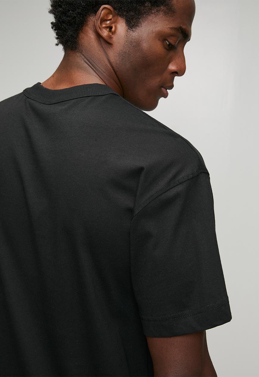 POLO - Zeb Pjc Short sleeve Collegiate Logo Tee - Black