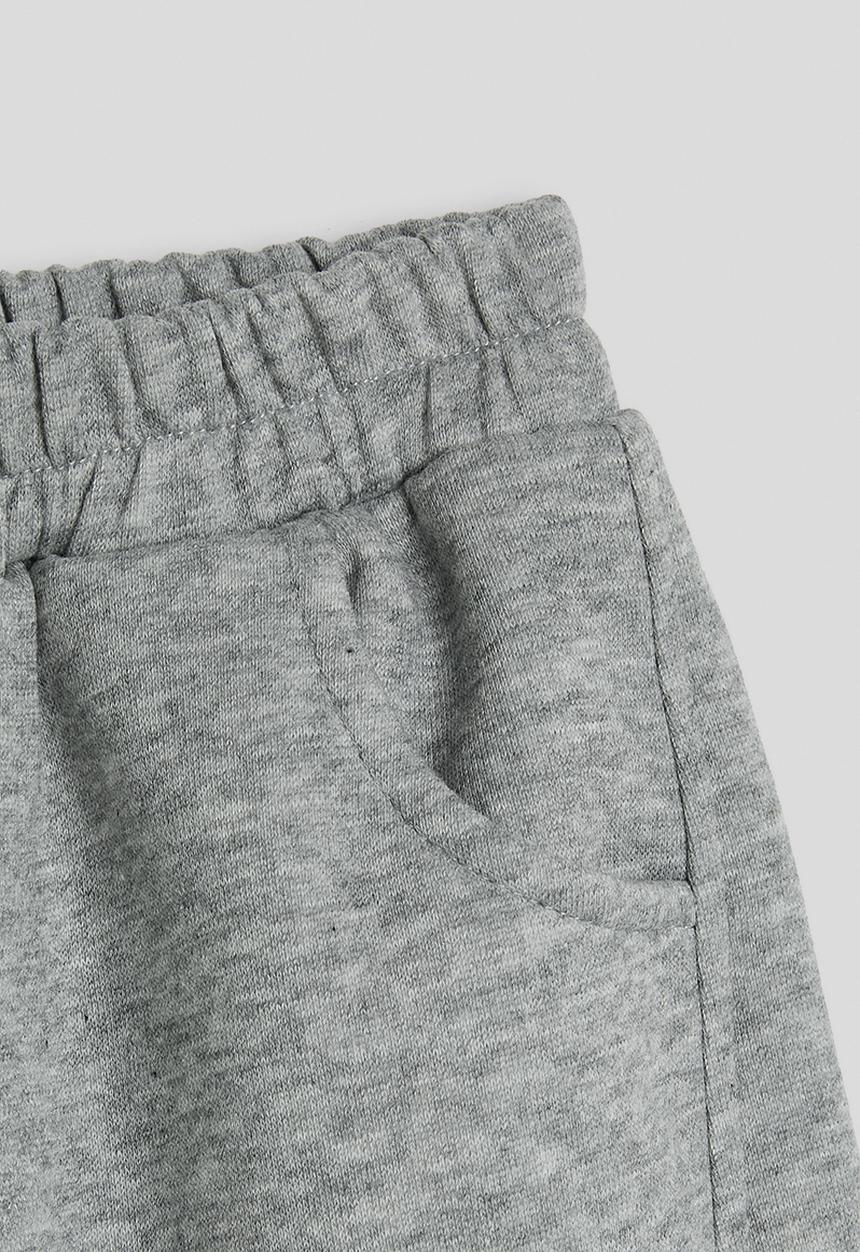 Pop Candy - Pintuck leg seam joggers - grey/butterflies