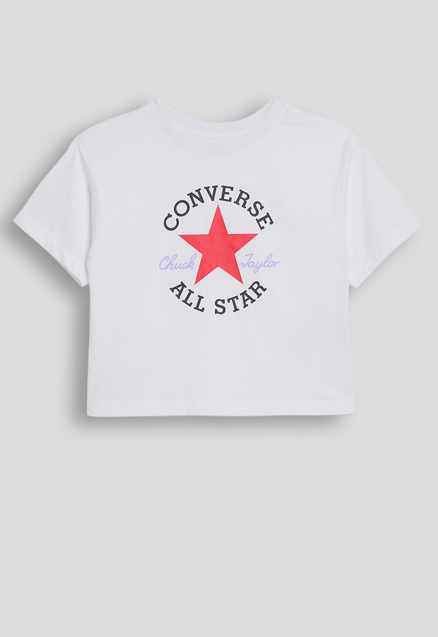 Converse - Cnvg Short Sleeve Dissected Ctp T-Shirt - White/Dark Matter