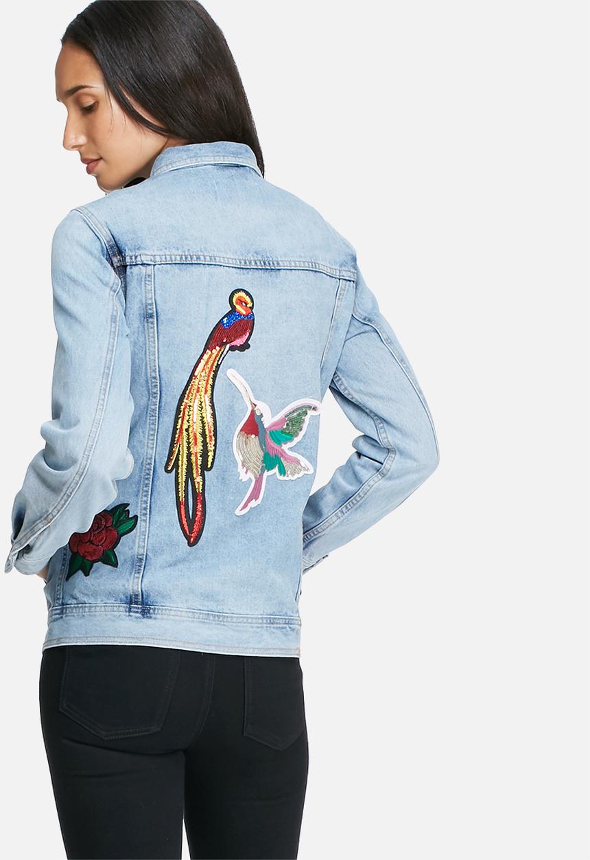 VILA - Patchi denim jacket