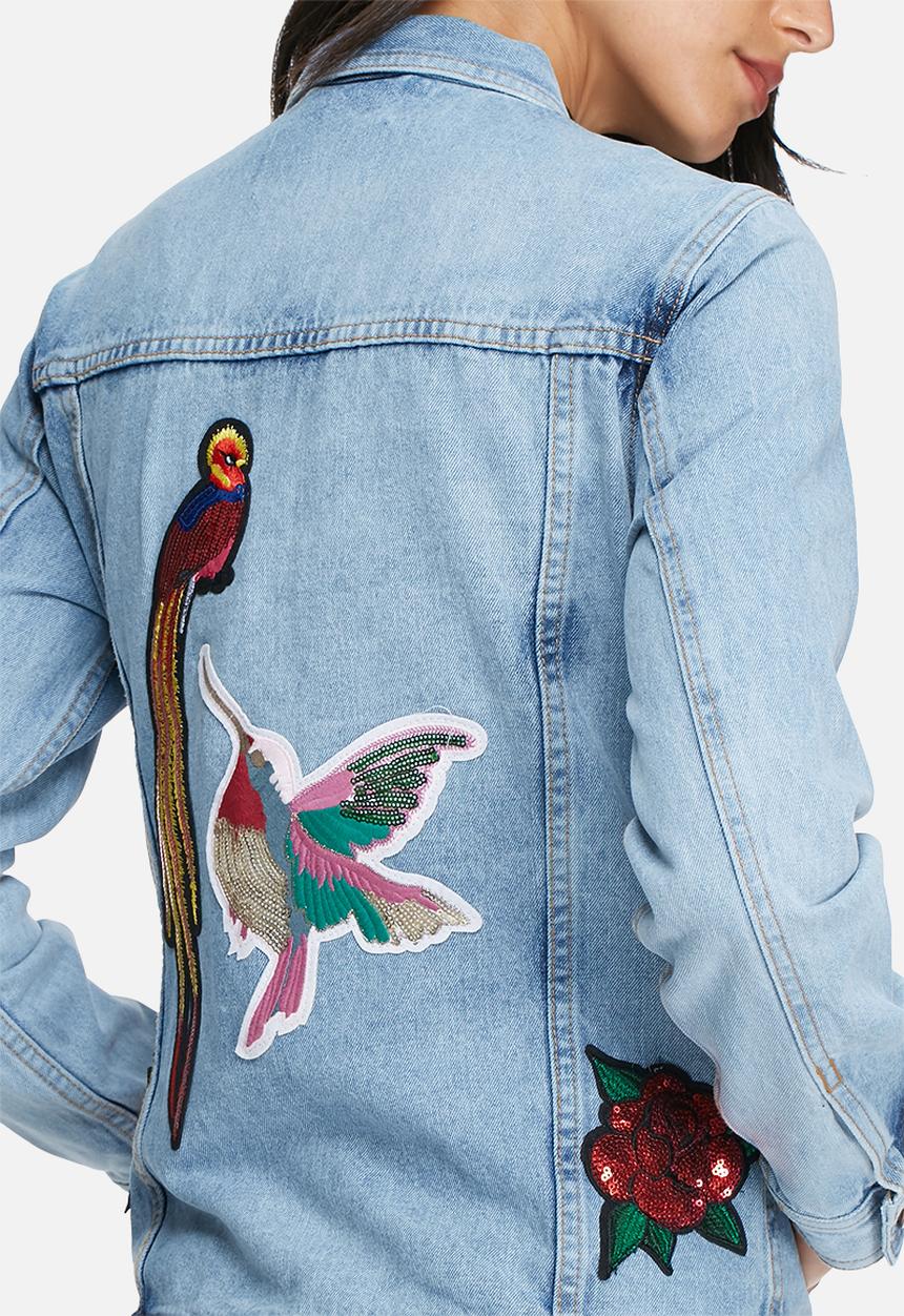 VILA - Patchi denim jacket