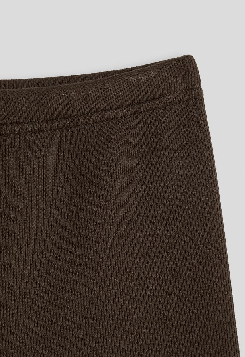 Pop Candy - Ribbed leggings - dark brown