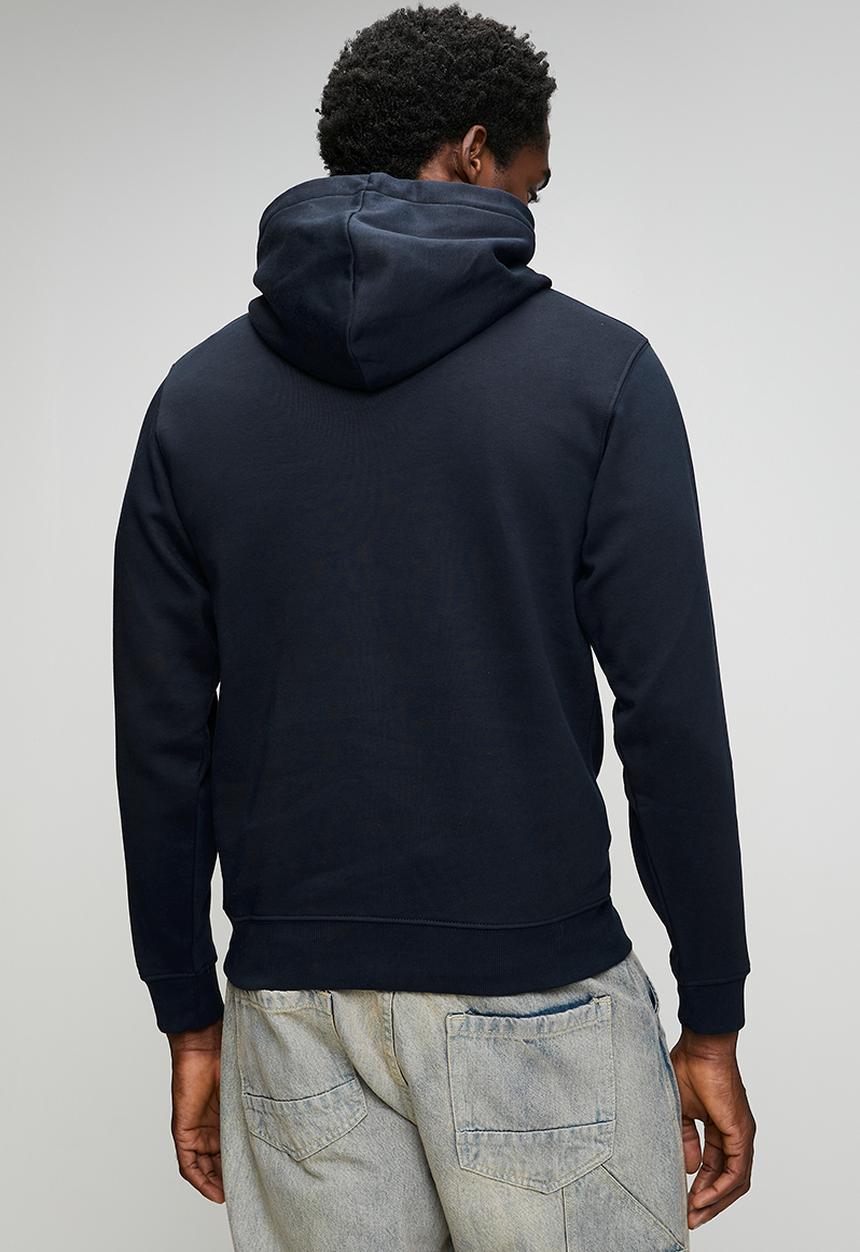 Replay - Brushed Fleece Hoodie - Navy 