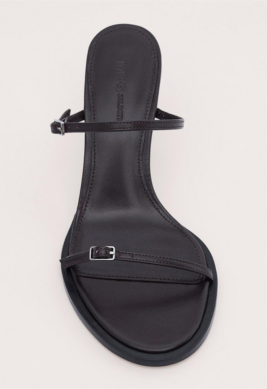 MANGO - Top heel - dark brown