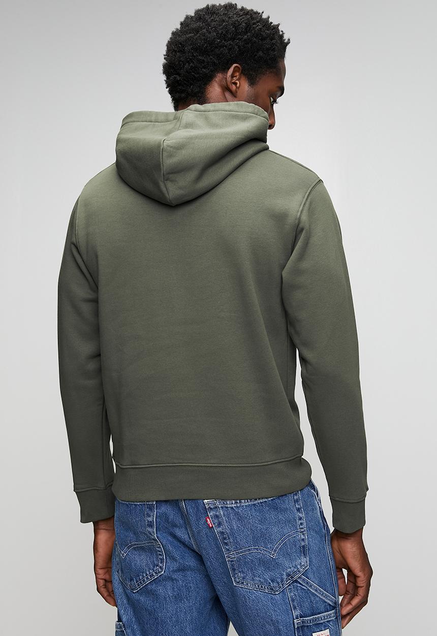 Replay - Brushed Fleece Hoodie - Green 