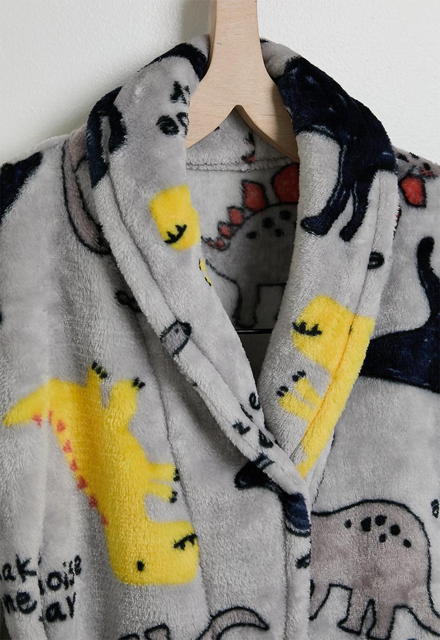Pop Candy - Dino aop gown - grey