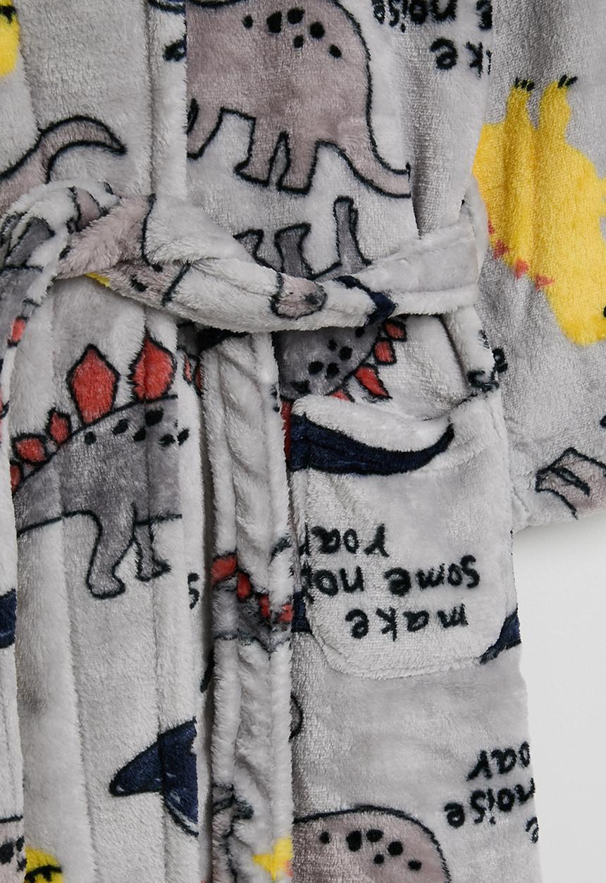 Pop Candy - Dino aop gown - grey